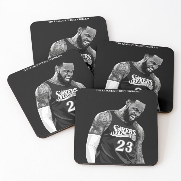Item preview, LeBron James - Philadelphia 76ers - The League's Oldest Problem designed and sold by a2ungugu.