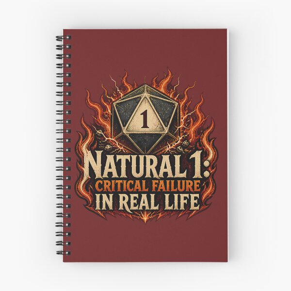 Item preview, Natural 1 Critical Failure In Real Life - D20 DND designed and sold by SVox.