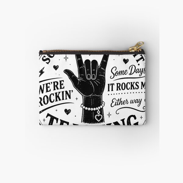 Item preview, Some Days I Rock It Teaching , Retro Teacher Rock Hand designed and sold by Style2Vie.