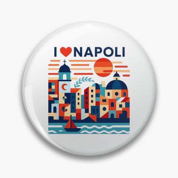 Item preview, Napoli Italy Travel Souvenir - San Francesco di Paola Retro Art designed and sold by OzzFrequency.