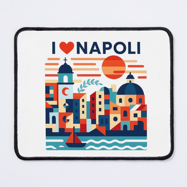 Item preview, Napoli Italy Travel Souvenir - San Francesco di Paola Retro Art designed and sold by OzzFrequency.