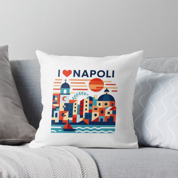 Item preview, Napoli Italy Travel Souvenir - San Francesco di Paola Retro Art designed and sold by OzzFrequency.