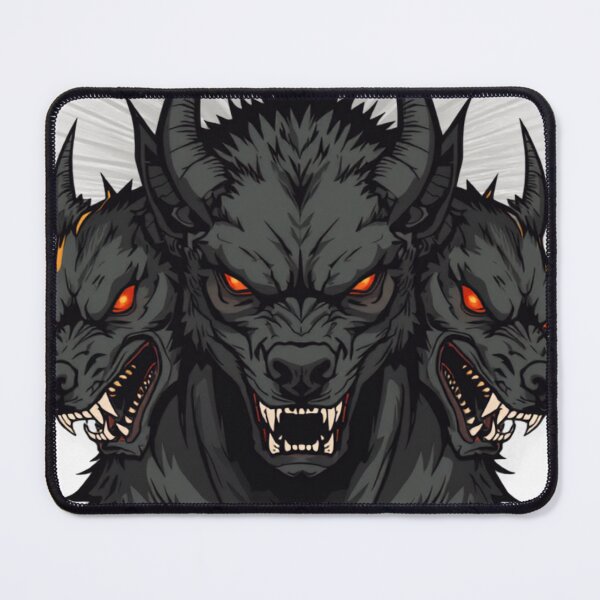 Item preview, Three headed Cerberus hound dark mythical art designed and sold by MemoryZoneOfficial.