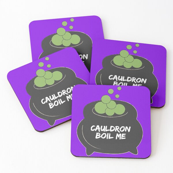 Item preview, Cauldron Boil Me - Cauldron Sticker Design designed and sold by Beccaanimae-BHD.