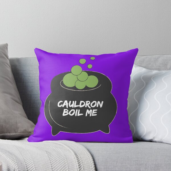 Item preview, Cauldron Boil Me - Cauldron Sticker Design designed and sold by Beccaanimae-BHD.