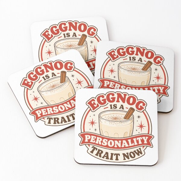 Item preview, Eggnog Is a Personality Trait Now designed and sold by CerealBoxInk.