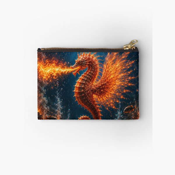 Item preview, Fire-breathing seahorse in the volcanic ocean designed and sold by JBXDesigner.