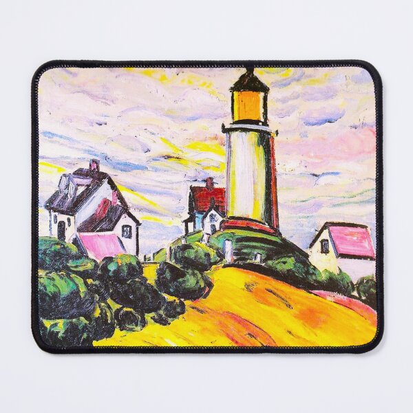 Item preview, The lighthouse landscape coastal seascape painting by Anita Malfatti designed and sold by Jéanpaul Ferro.