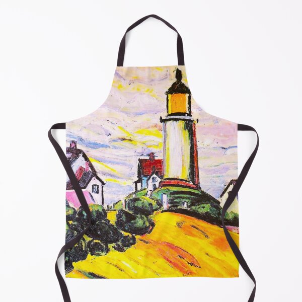 Item preview, The lighthouse landscape coastal seascape painting by Anita Malfatti designed and sold by Jéanpaul Ferro.