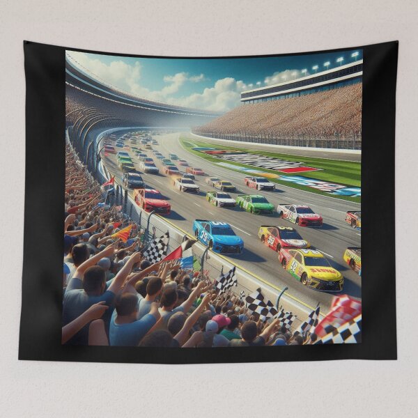 Item preview, Nascar Race Day Art designed and sold by JALNERVION SHOP.