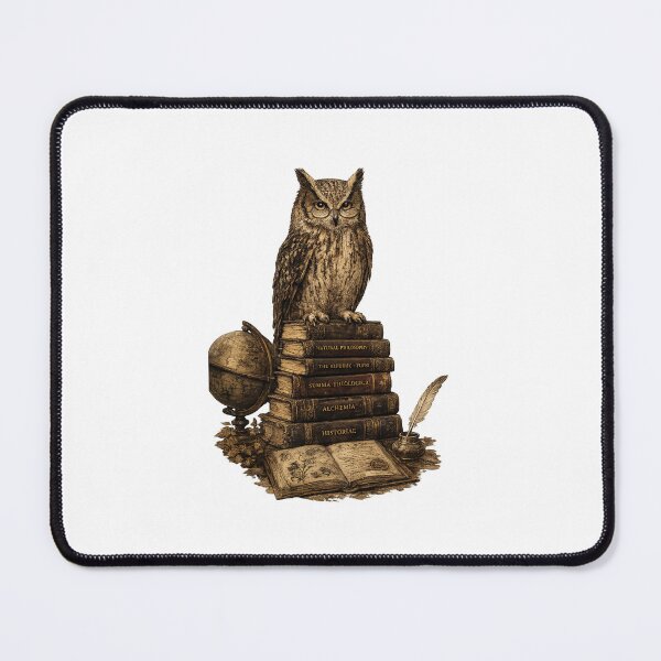 Item preview, Dark academia owl designed and sold by HotCoff33.