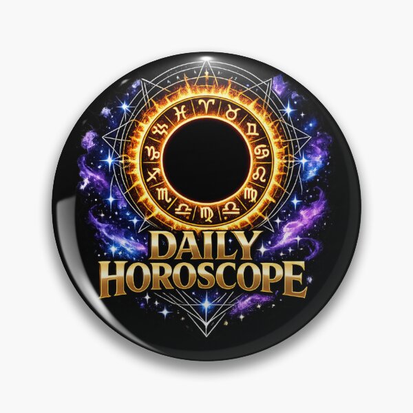 Item preview, Golden Zodiac Wheel Daily Horoscope Cosmic Astrology Design designed and sold by irfanshikh.