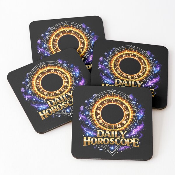 Item preview, Golden Zodiac Wheel Daily Horoscope Cosmic Astrology Design designed and sold by irfanshikh.