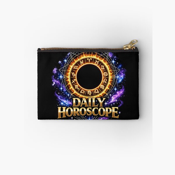 Item preview, Golden Zodiac Wheel Daily Horoscope Cosmic Astrology Design designed and sold by irfanshikh.