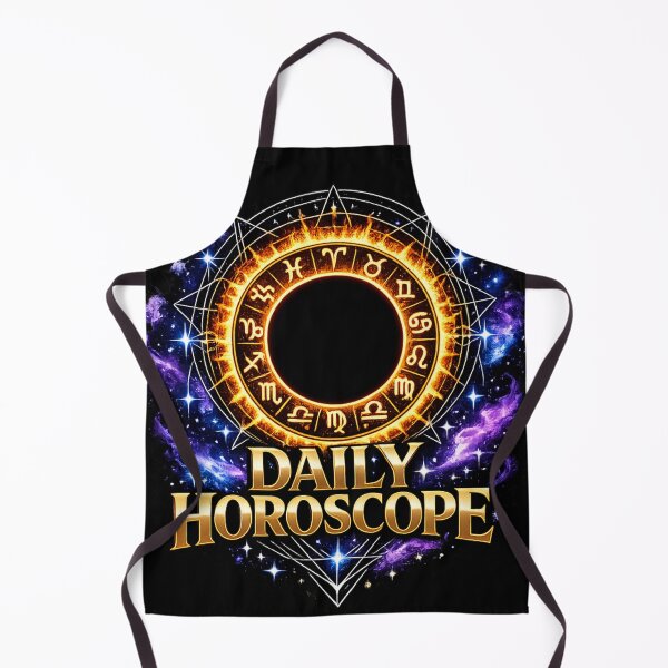 Item preview, Golden Zodiac Wheel Daily Horoscope Cosmic Astrology Design designed and sold by irfanshikh.