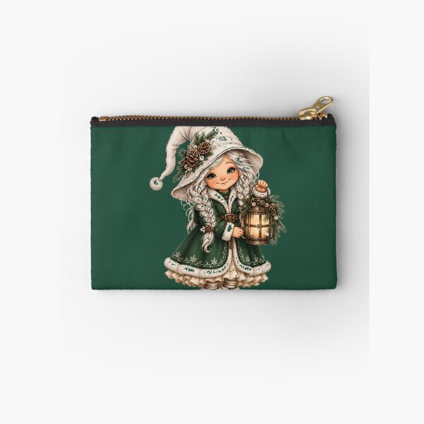 Item preview, Whimsical Winter Girl with Lantern | Cozy Christmas Cottagecore Fantasy Art | Cute Holiday Illustration designed and sold by Shabby Script Archive | Digital Designer .
