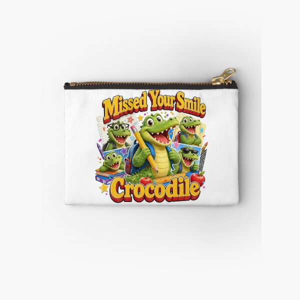 Item preview, Missed Your Smile Crocodile Shirt, Cute Back To School Teacher Tee, First Day Of School Gift, Funny Crocodile T-Shirt For Kids designed and sold by NettyDesign.