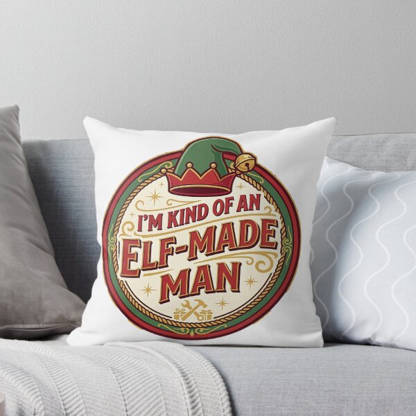 Item preview, I'm Kind of an Elf-Made Man designed and sold by CerealBoxInk.