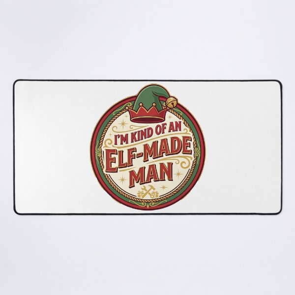 Item preview, I'm Kind of an Elf-Made Man designed and sold by CerealBoxInk.