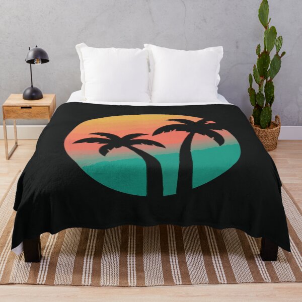 Item preview, Retro Palm Trees Sunset designed and sold by Gkinoki.