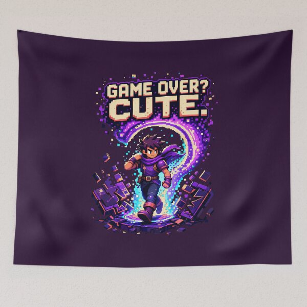 Item preview, Game Over Cute - Pixel Art RPG Gamer designed and sold by SVox.