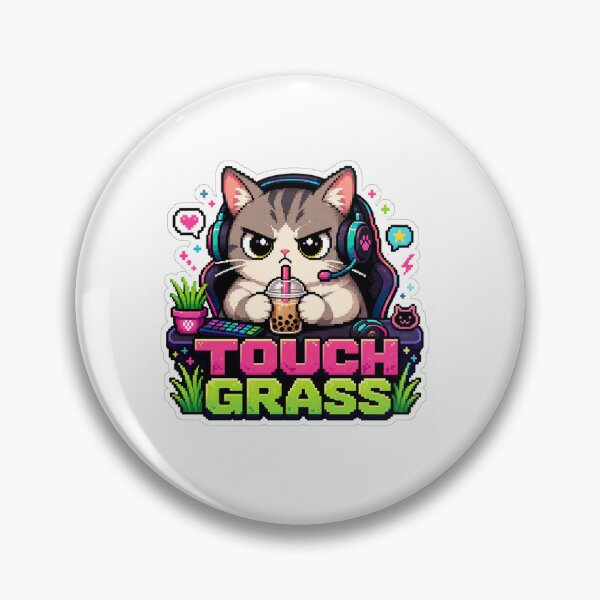 Item preview, TOUCH GRASS designed and sold by HotCoff33.