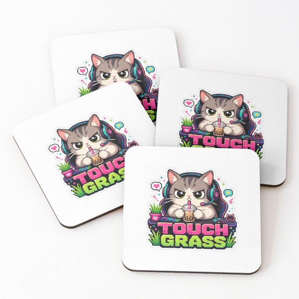 Item preview, TOUCH GRASS designed and sold by HotCoff33.