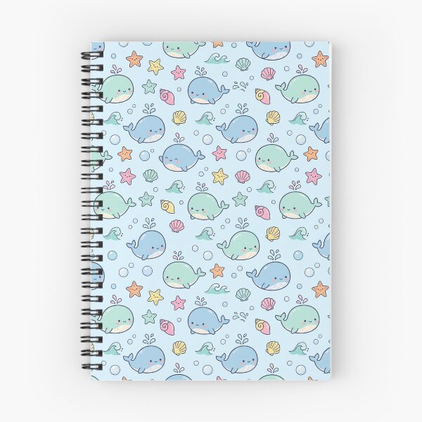 Item preview, Cute Pastel Whale Underwater Seamless Pattern designed and sold by Shivi-designs.