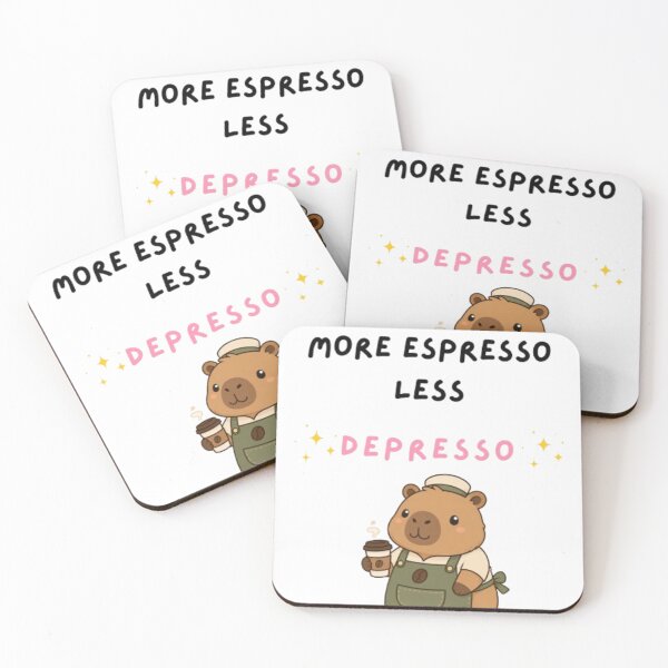 Item preview, More Espresso Less Depresso designed and sold by Spinachravioli.