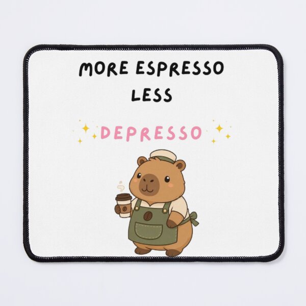 Item preview, More Espresso Less Depresso designed and sold by Spinachravioli.