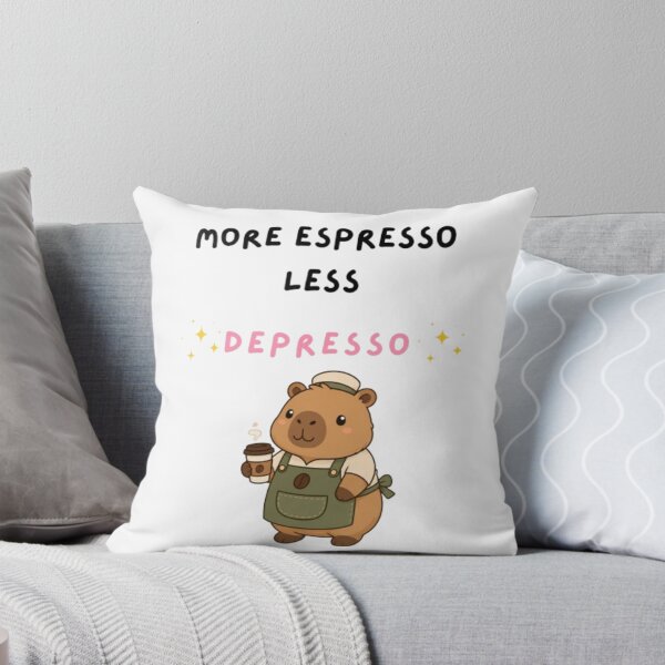 Item preview, More Espresso Less Depresso designed and sold by Spinachravioli.