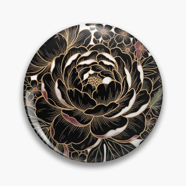 Item preview, Nightbloom Dark Botanical Engraving Illustration designed and sold by Ninjacatoff.