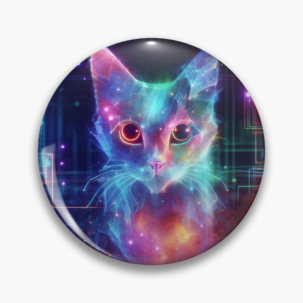 Item preview, Colorful glow Neon Cat designed and sold by JALNERVION SHOP.