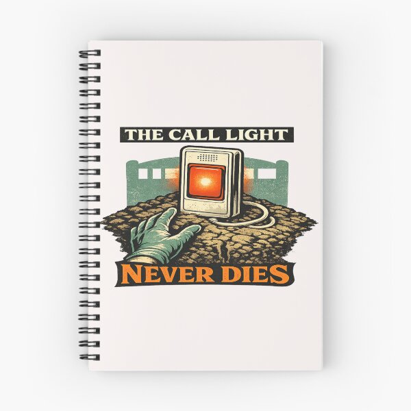Item preview, Night Shift Nurse Call Light Halloween designed and sold by POD DYNASTY | Original Print On Demand T-Shirt Graphics.