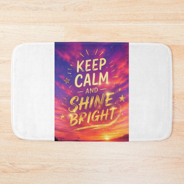Item preview, Keep calm and shine bright designed and sold by Glitek69.
