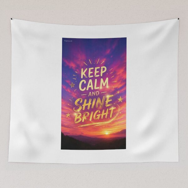 Item preview, Keep calm and shine bright designed and sold by Glitek69.