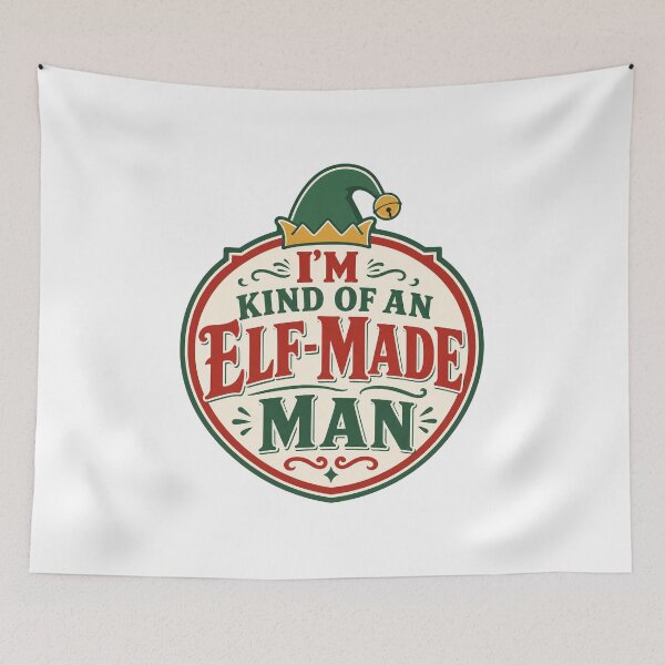 Item preview, I'm Kind of an Elf-Made Man designed and sold by CerealBoxInk.