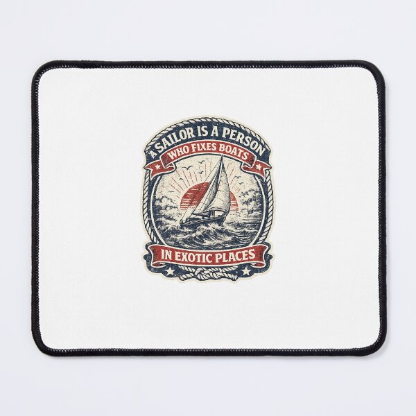 Item preview, Sailers fix boats in exotic places designed and sold by HotCoff33.
