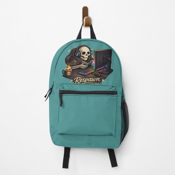 Item preview, Respawn Tomorrow Skeleton Gamer – Funny Sleep Deprived Gaming Quote Graphic designed and sold by Northern Glow Art.