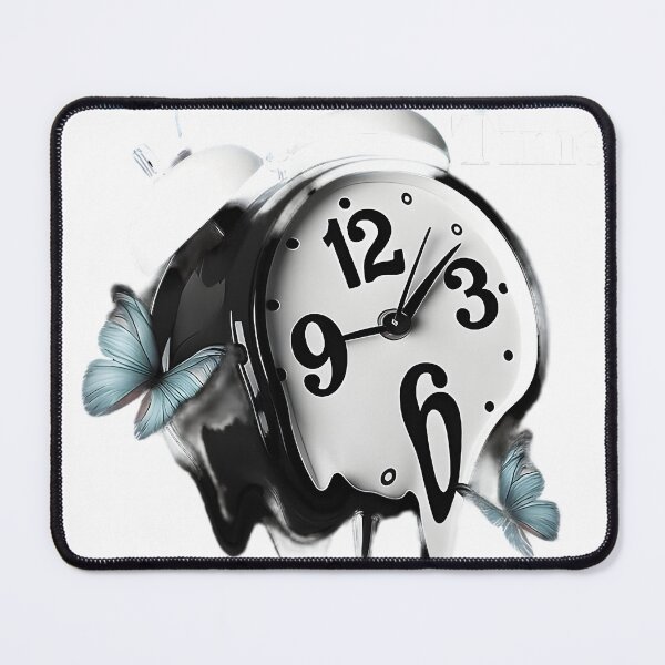Item preview, Time Waits for No One – Melting Clock Vintage Surrealist Life Quote Design designed and sold by Tshirt Hub .