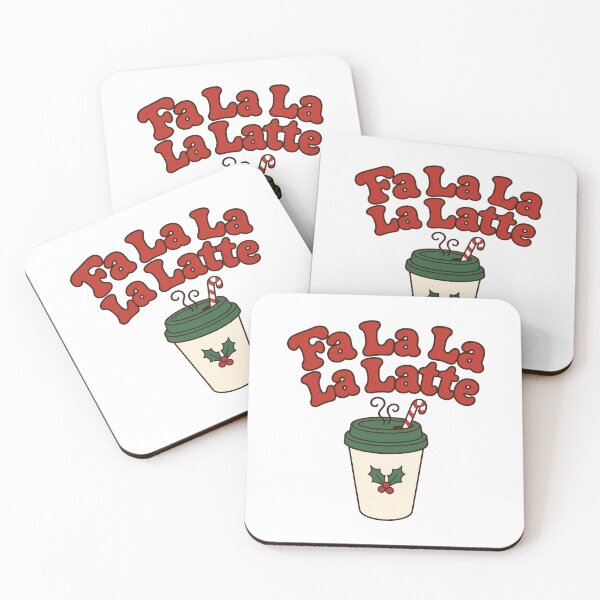 Item preview, Fa La La La Latte designed and sold by CerealBoxInk.