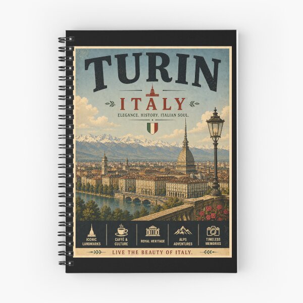 Item preview, Vintage Turin - Italy Poster designed and sold by GoodOldVintage.