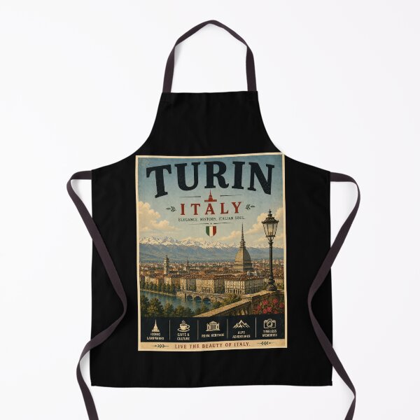 Item preview, Vintage Turin - Italy Poster designed and sold by GoodOldVintage.