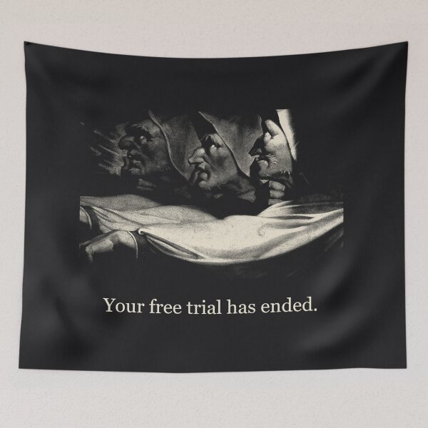 Item preview, Your Free Trial Has Ended — Vintage Three Witches Tee designed and sold by Core-E.