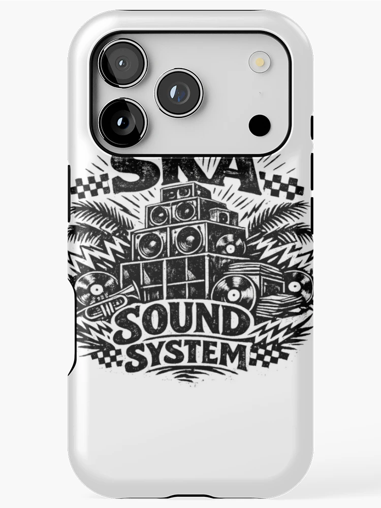 Thumbnail 1 of 4, iPhone Case, Ska Sound System designed and sold by RudeBeatCo.