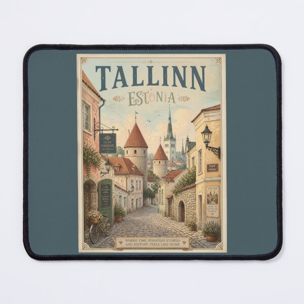 Item preview, Vintage Tallinn - Estonia Poster designed and sold by GoodOldVintage.