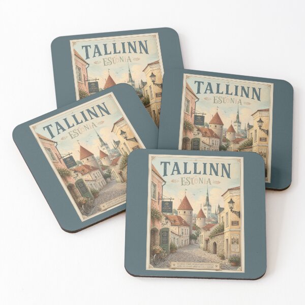 Item preview, Vintage Tallinn - Estonia Poster designed and sold by GoodOldVintage.
