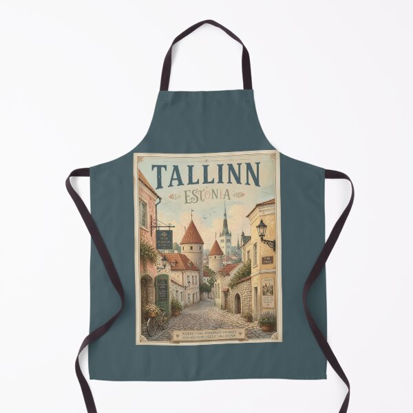 Item preview, Vintage Tallinn - Estonia Poster designed and sold by GoodOldVintage.