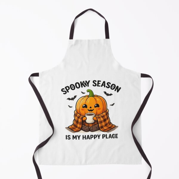 Item preview, pooky Season Is My Happy Place – Cozy Pumpkin Coffee Halloween designed and sold by Tipsy24.