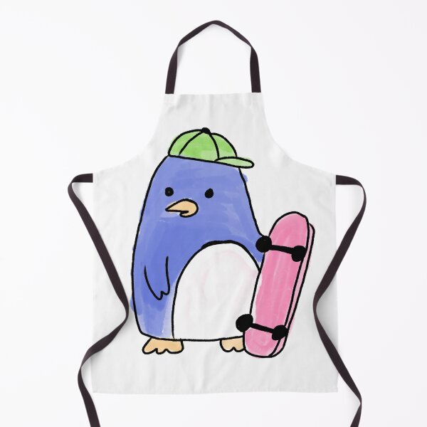 Item preview, Cute Blue Penguin With Skateboard designed and sold by Amareajaosa.